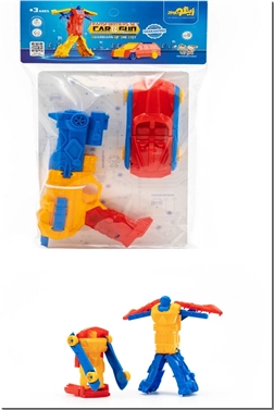 خرید اسباب بازی تفنگ ربات شونده و ماشین ربات شونده - ست ترنسفورمرز از: www.ashja.com - کتابسرای اشجع