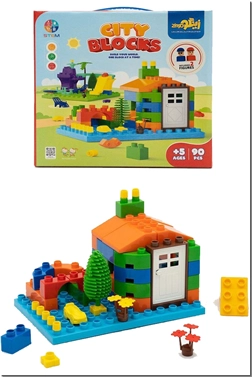 خرید اسباب بازی بسته بازی شهر سازه ای - CITY BLOCKS از: www.ashja.com - کتابسرای اشجع