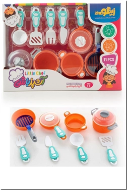 خرید اسباب بازی بسته آشپزباشی - ست کامل 11 عددی از: www.ashja.com - کتابسرای اشجع